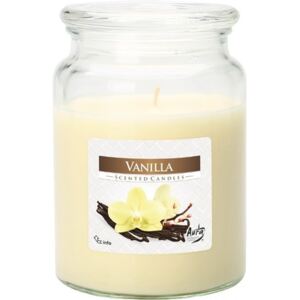Lumanare parfumata Bispol in borcan SND99-67, vanilie, durata de ardere 100 h