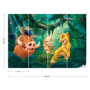Fototapet - Disney Lion King Vliesová tapeta - 368x254 cm