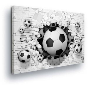 Tablou - Puzzle with Football Ball II 80x60 cm
