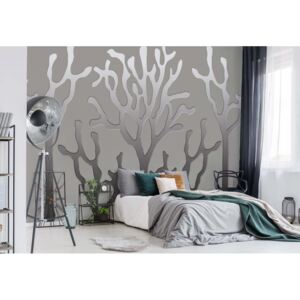 Fototapet - Tree Silhouette Modern Design Vliesová tapeta - 416x254 cm