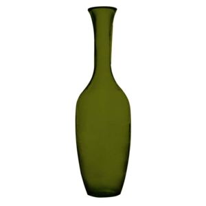 Vază decorativă Becki, 100x30x30 cm, sticla, verde