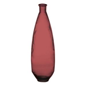 Vază decorativă Ade, 80x26x26 cm, sticla, roz