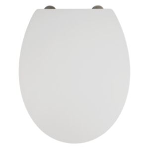 Capac toaleta din duroplast, cu spatiu pentru capsule parfumate, Mora Aroma Alb, l37xA44,5 cm