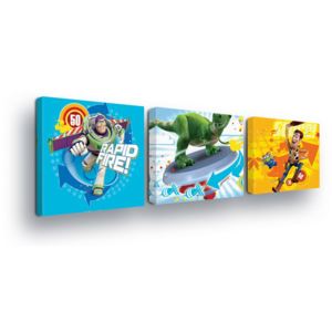 Tablou - Disney Toy Trio 3 x 25x25 cm