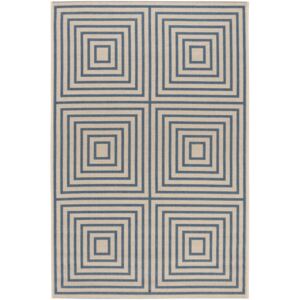 Covor Modern & Geometric Navagio, Bej/Albastru, 78x152