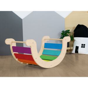 Balansoar Montessori pentru copii YUPEE Culoare: Curcubeu colorat