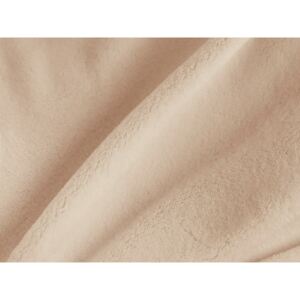 Lenjerie de pat MICROPLUSH cusut manual pentru un pat dublu Dimensiune: 160 x 200 cm, Culoare: Maro