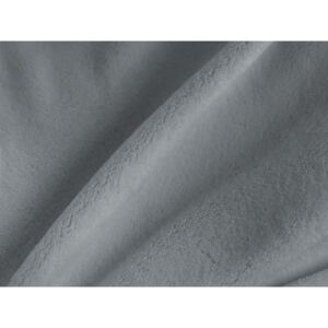 Lenjerie de pat MICROPLUSH cusut manual pentru un pat dublu Dimensiune: 180 x 200 cm, Culoare: Gri