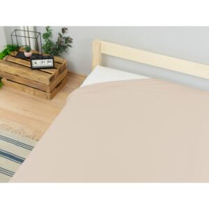 Lenjerie din JERSEY cusută manual pentru un pat dublu Dimensiune: 160 x 200 cm, Alegeți culoare: Cremos