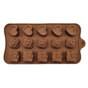 Set 3X Forma din silicon pentru ciocolata cu 3 modele