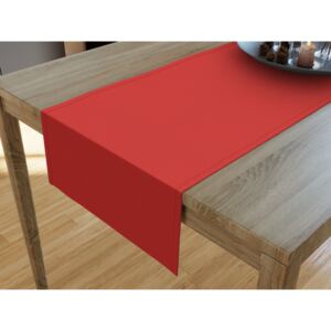 Goldea runner de masă decorativ loneta - roșu 20x160 cm