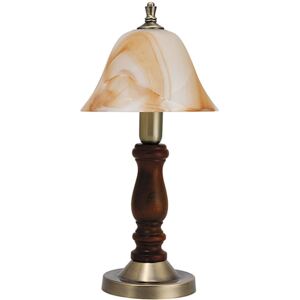 Lampa de birou Rabalux Rustic 3, 1xE14, bronz-maro-nuc