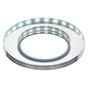 Spot fix LED incastrat Candellux , 8W, alb-transparent, rotund, IP20