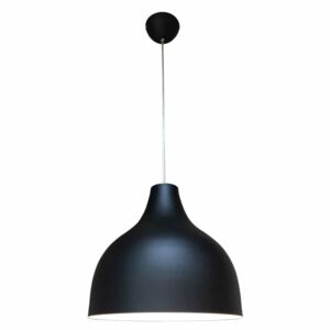 Pendul LED Kelektron Umbrella, 15W, alb-negru