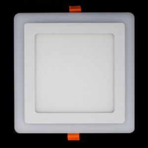 Spot fix LED incastrat Kelektron Minimal Twin, 16W, alb, patrat, IP20