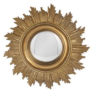 Oglinda decorativa perete rotunda polirasina auriu vintage Ø 18 cm x 2 cm