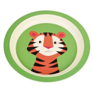 Farfurie din bambus pentru copii Rex London Teddy the Tiger