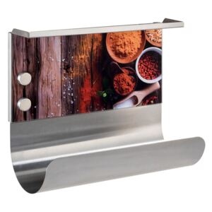 Suport magnetic pentru prosoape de bucătărie cu raft Wenko Spices