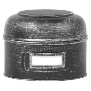 Recipient metalic LABEL51 Antigue, ⌀ 13 cm, negru