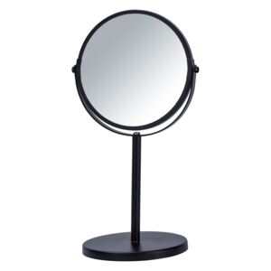 Oglinda cosmetica de masa, Assisi Negru, Ø16xH34,5 cm
