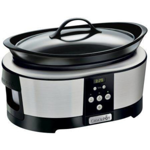 Multicooker Crock-Pot Slow cooker 5.7L Digital 220W Negru/Argintiu