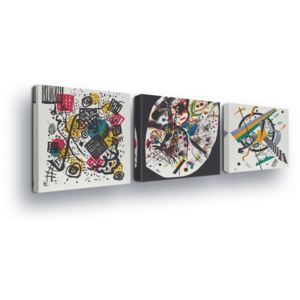 Tablou - Abstract Trio 3 x 25x25 cm