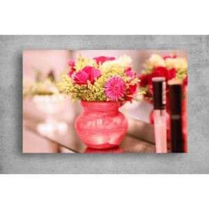 Tablouri Canvas Flori - Vaza cu flori colorate