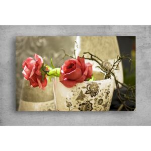 Tablouri Canvas Flori - Trandafiri in vaza