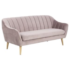 Canapea cu 3 locuri Actona Doria, roz