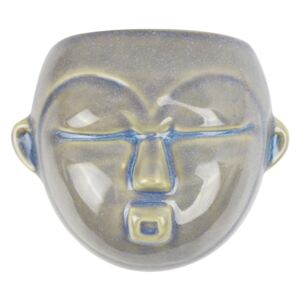 Ghiveci de perete PT LIVING Mask, 18,1 x 14,5 cm, gri