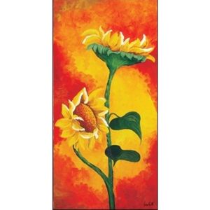 Two Sunflowers Reproducere, Maria Teresa Gianola, (25 x 50 cm)