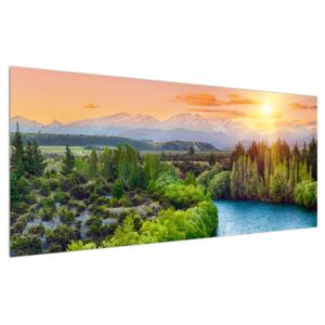 Tablou cu peisaj montan de pădure (Modern tablou, K012371K12050)
