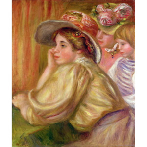 Coco and the two servants, 1910 Reproducere, Pierre Auguste Renoir