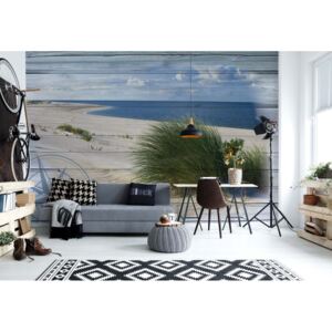 Fototapet GLIX - Rustic Coastal Beach + adeziv GRATUIT Papírová tapeta - 368x254 cm