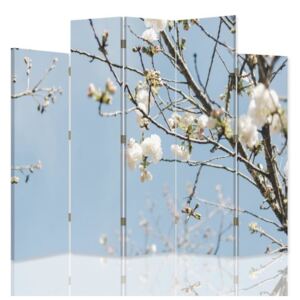 CARO Paravan - Flowering Branch 10 | cinci păr?i | unilateral 180x180 cm