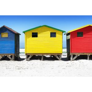 Fotografii artistice Colorful Beach Huts, Philippe Hugonnard