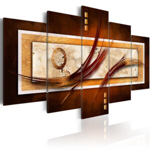Tablou Bimago - Iridescent brown 100x50 cm