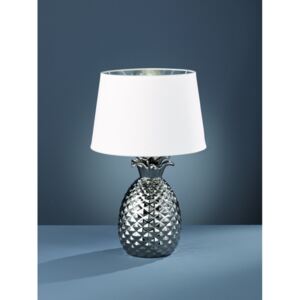 Trio R50431089 Lampa de masa de noapte PINEAPPLE argintiu ceramică excl. 1 x E27, max. 60W IP20