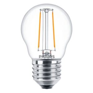 Bec LED lustra lumina calda Philips E27, 25W, 250lm, Classic Filament