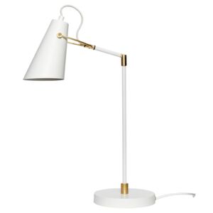 Lampa de birou alba din metal 18x54 cm Hubsch