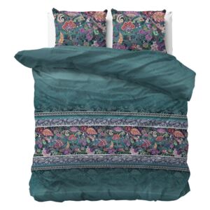 Lenjerie pentru pat dublu Sleeptime Paisley, 200 x 220 cm, verde
