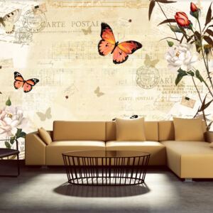 Fototapet - Melodies of butterflies 400x280 cm
