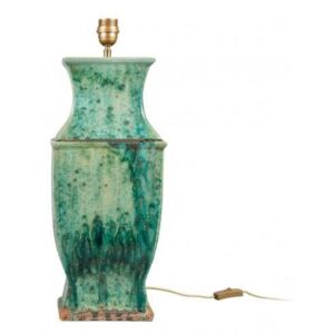 Baza pentru veioza verde din ceramica 60 cm Poseidon