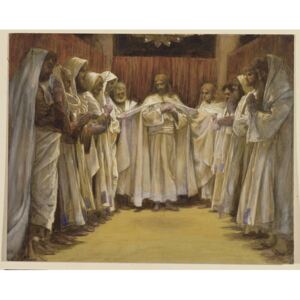 James Jacques Joseph Tissot - Christ with the twelve Apostles, illustration for 'The Life of Christ', c.1886-96 Reproducere