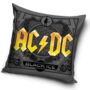 Față de pernă AC/DC Black Ice, 45 x 45 cm