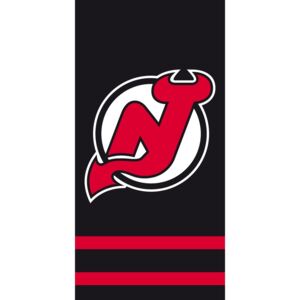 Prosop NHL New Jersey Devils Black, 70 x 140 cm