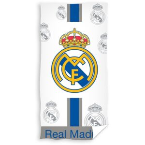 Prosop Real Madrid Plateado, 75 x 150 cm