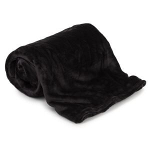 Pătură Aneta, negru, 150 x 200 cm