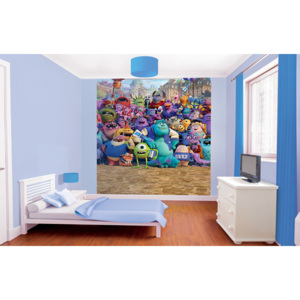 Walltastic Monsters University - fototapet pe perete 203 x 243 cm (lățime x înălțime)
