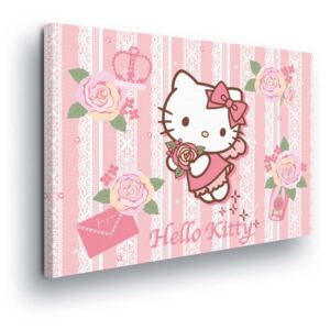 Tablou - Romantic Hello Kitty II 60x40 cm